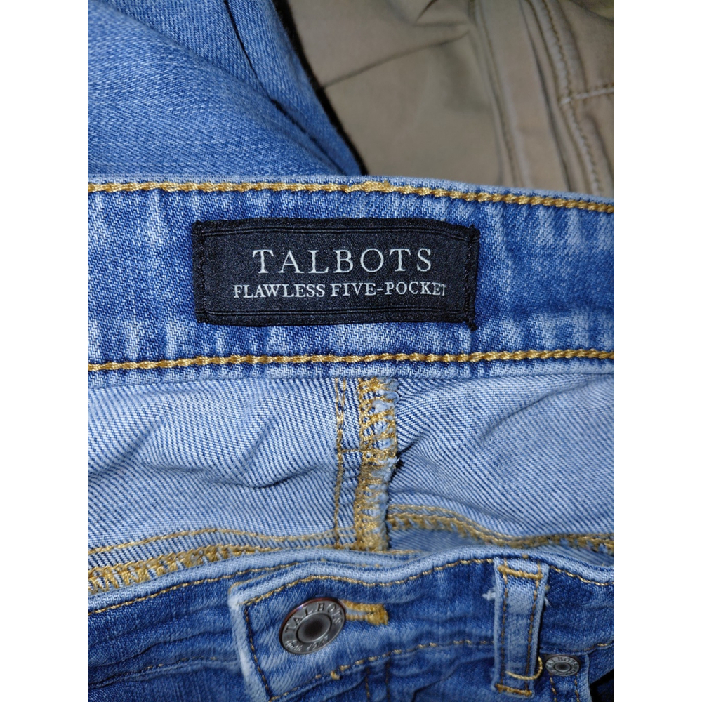 Talbots Flawless 5-Pocket Jeans Size 2 Slim Ankle Mid Rise Medium Wash Denim EUC - Picture 4 of 5